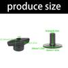 Multifuntional Plastic Cymbal Stand Screw Set Includes Vibration Absorbing Felt Washers and Nonslip Mounting Hardware