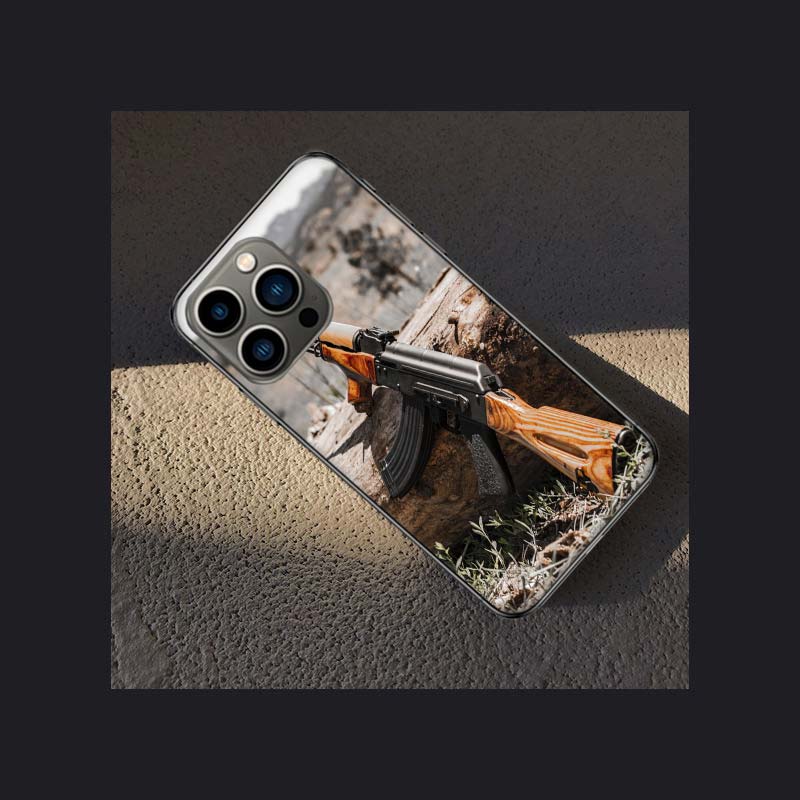 A Sturdy And Reliable AK47 Phone Case For Apple Iphone 16E 16 Pro Max 15 Plus Soft 13 12 Mini Cover 11 14 Pro Max Capa 8 7 SE Sh