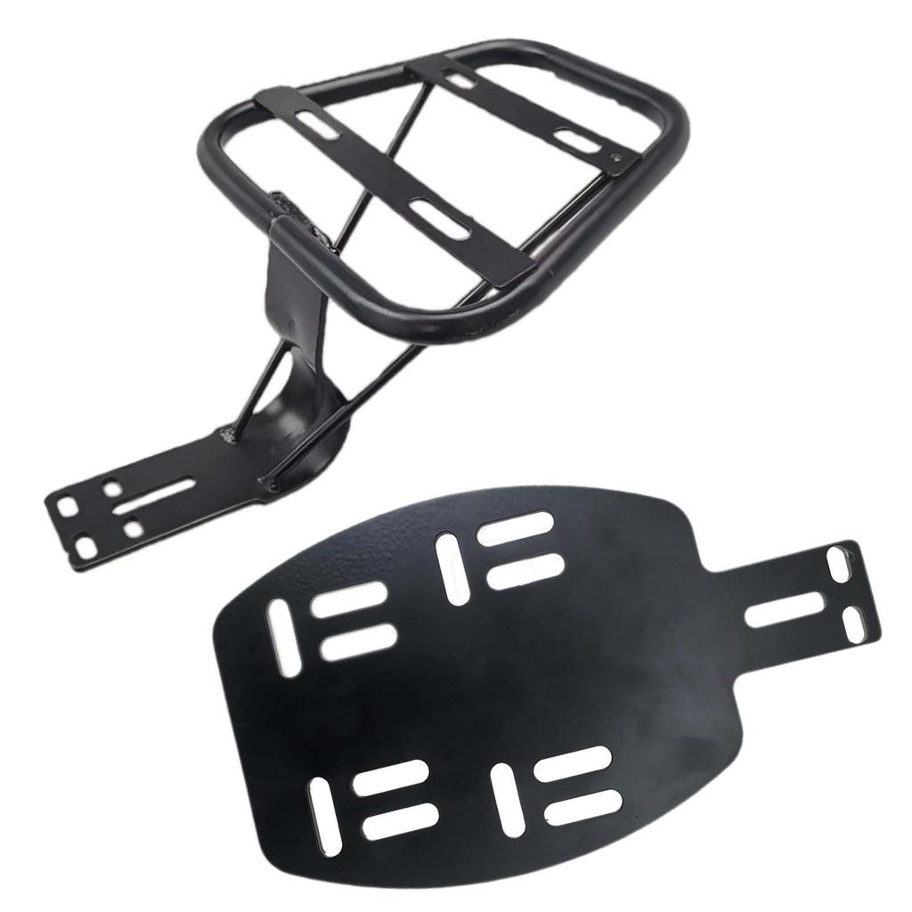Motorbike Rear Tail Box Carrier Irone Accessories Sturdy Replace Basket Rack A