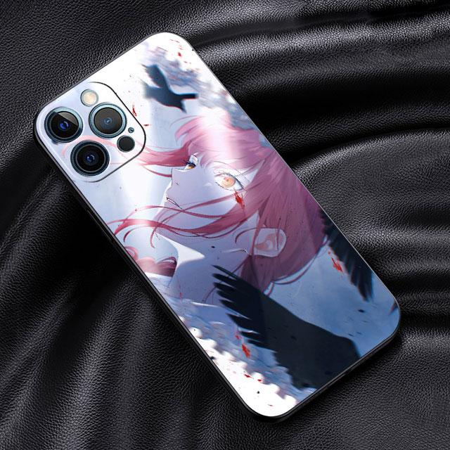 Soft Case For Apple iPhone 11 13 Pro Max 14 12 Mini 7 8 Plus X XS XR SE 2020 6 6S 5 5S Phone Cover Funda Chainsaw Man Makima Sac