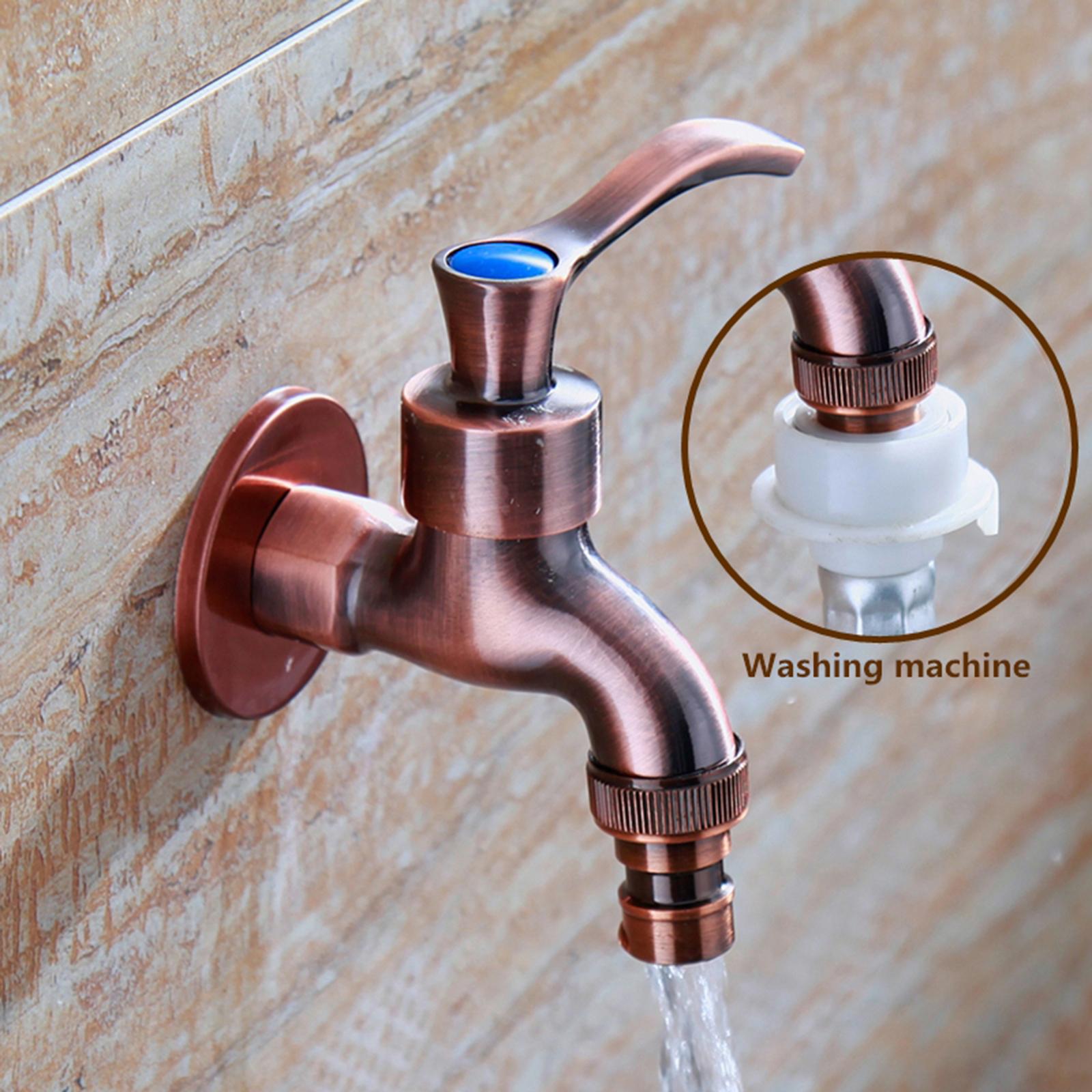 

Laundry Bathroom Washing Machine Faucet Mop Pond Bibcock Wall Mounted Tap