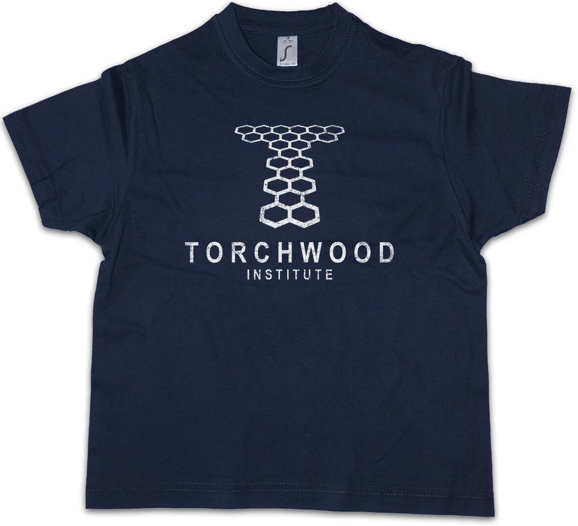 VINTAGE TORCHWOOD INSTITUTE LOGO Kids Boys kids boys T-Shirt - SciFi Series Doctor Who 140