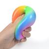Creative Soft Rainbow Ball Squishy Toys Anti Stress Decompression Sensory Squeeze Fidget Toy For Adults Kids Classroom Prizes