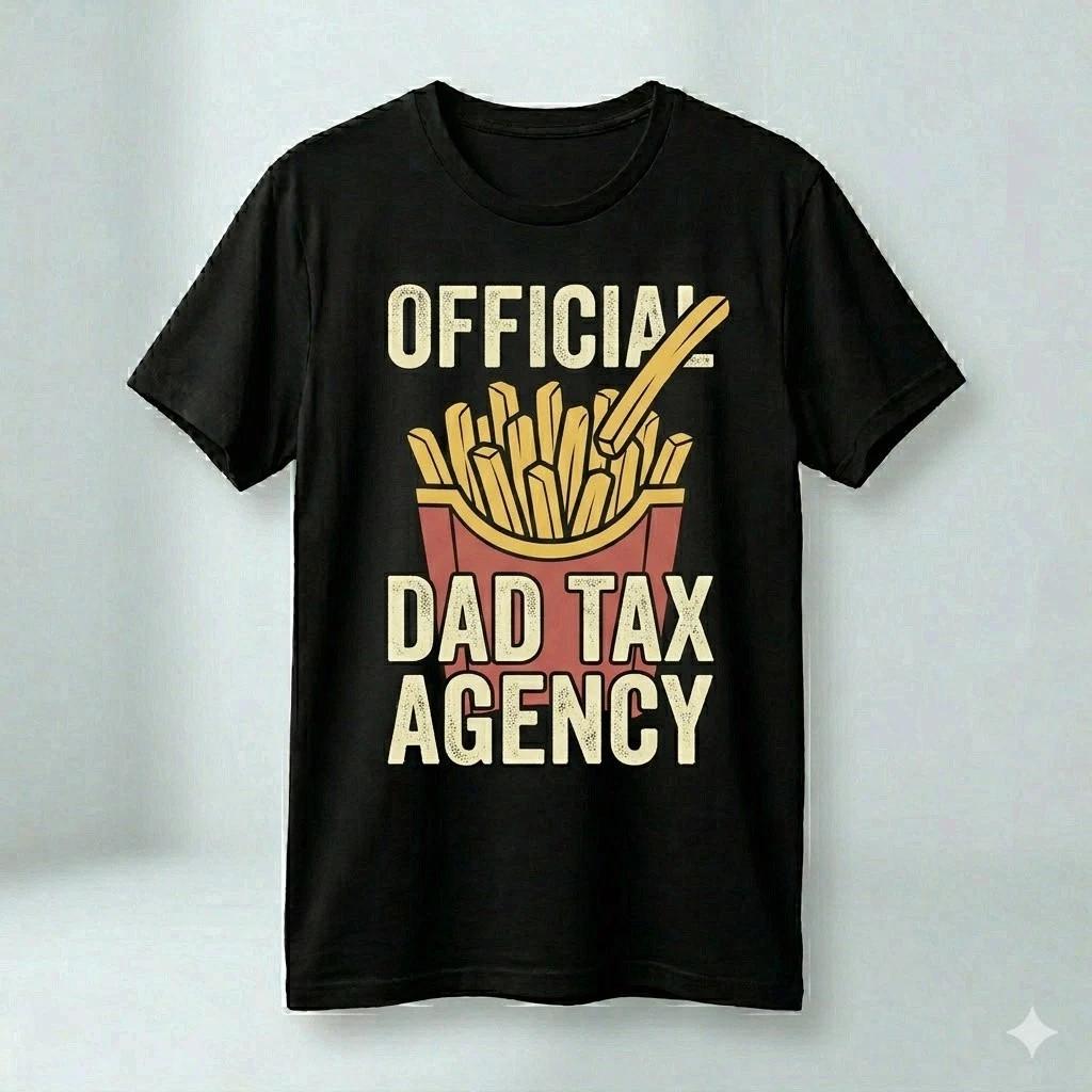 Official Dad Tax Agency Funny Father s Day Gift Dad Humor Shirt S