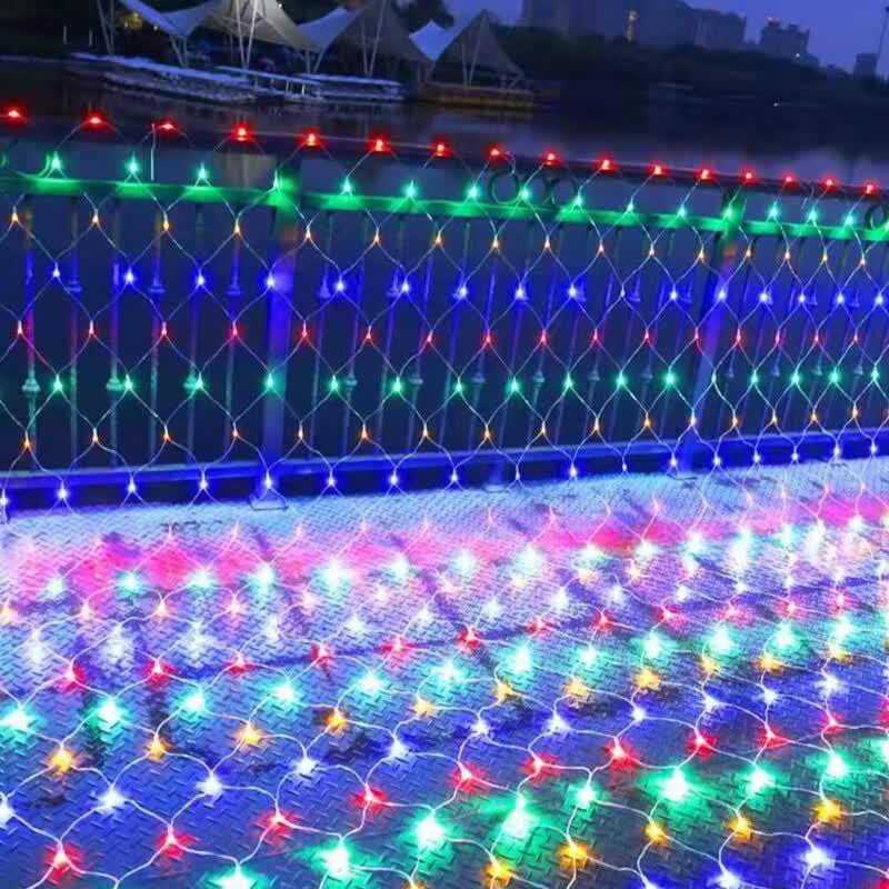 LED Outdoor Net String Lights