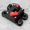 Car Audio Automatic Manual Reset Fuse Holder Circuit Breaker 12V 50A
