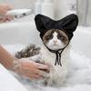 Pohodlná koupací čepice pro kočky Opakovaně použitelná koupací čepice pro psy Zvířecí koupací klobouk ve tvaru srdce Kryt na uši pro koupání Pet Spa