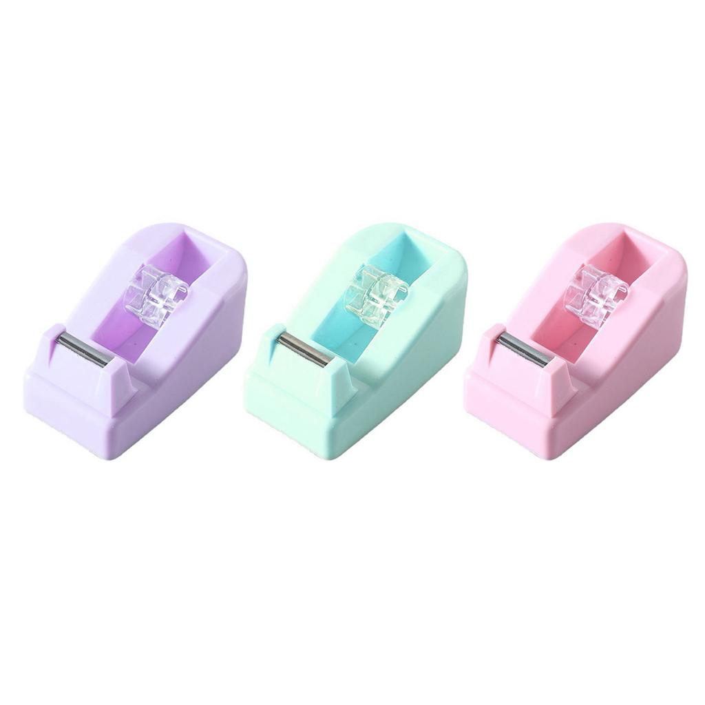 Desktop Tape Dispenser 0.79in Shaft Diameter Easy Sturdy Plastic Gift Wrapping Tape Cutter