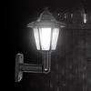 Solar LED Wall Lamp Outdoor Fence Garden Light Hexagonal Palace Lamp