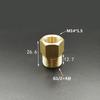 1/4" 1/2" BSP M10/14/16/20 Brass Reducer Bushing Pipe Fitting Coupler Connector Adapter For Pressure Gauge