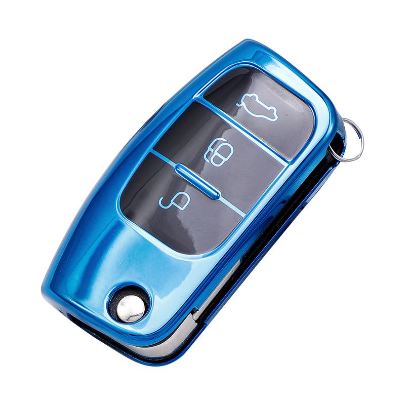 TPU Soft Gel Car Key Cover for Ford Fiesta