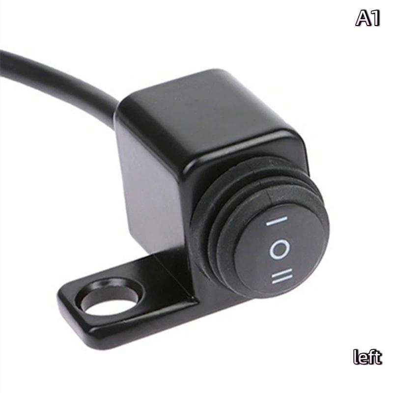 

Driving Light Motorcycle Rearview Mirror Seat Headlight Waterproof 2/3 Way Hazard Fog On Off Right/Left Spotlight Flashing