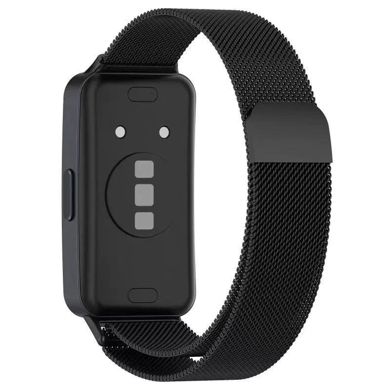 Huawei Band 10 Milanese Strap: Magnetic Metal Wristband for Huawei Smart Band 9/8