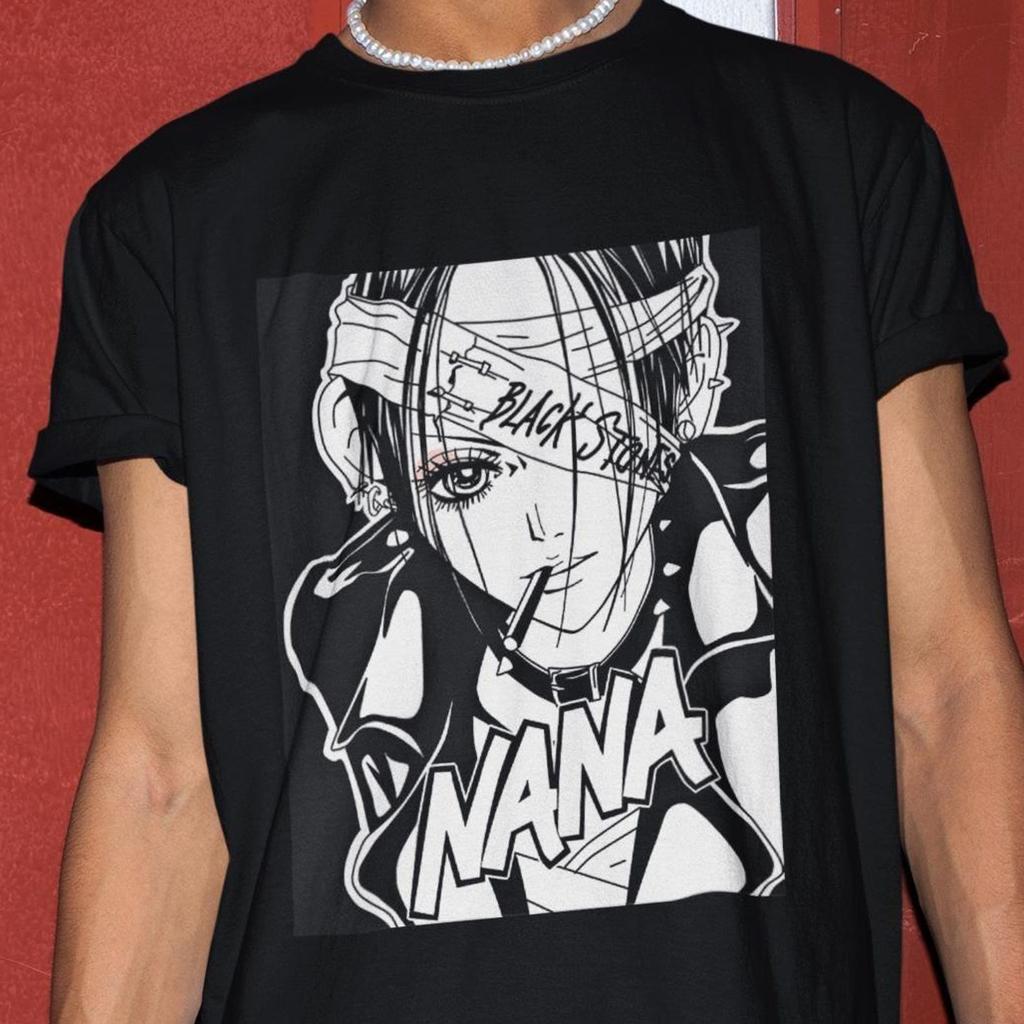 Nana Anime Shirt - Manga Cosplay Graphic T-shirt,Black Stones Band Tee,Nana Sweater