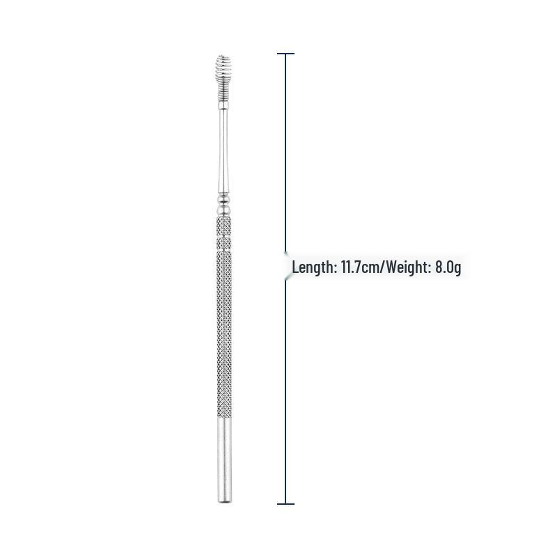Stainless Steel Double-Headed Spring Ear Cleaner Tool