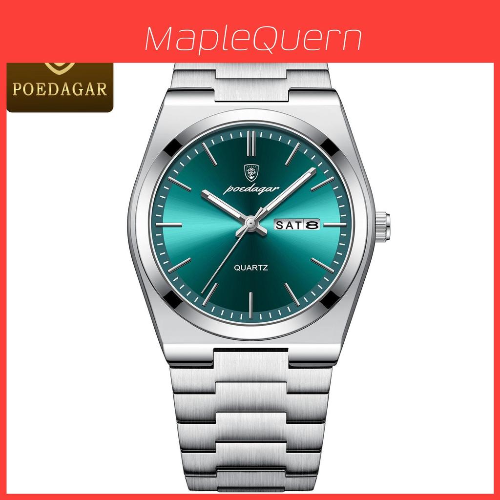 Swiss Luxury Mens Watch With Quartz Movement Waterproof Business Style For Gifting