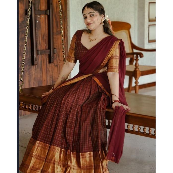 Indian Tranditional Designer Lehenga Choli Duoatta Set Women s Party Wear Dress