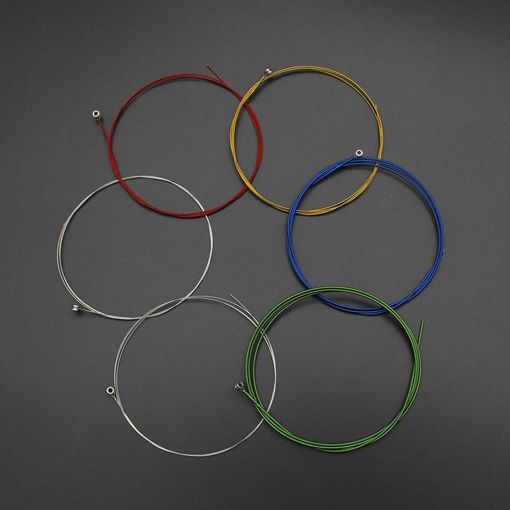 Struny pro akustickou kytaru potažené měděnou slitinou vinuté struny