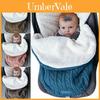 Gemütliche gestrickte Neugeborenen-Wickeldecke für Kinderwagen, perfekt für kaltes Wetter