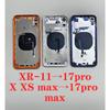 Carcasă Convertor Pentru iPhone XR La 17 Pro 11 Ca 17 Pro X XS Max Convertire La 17 Pro Max Înlocuire Carcasă Spate Șasiu Modificat