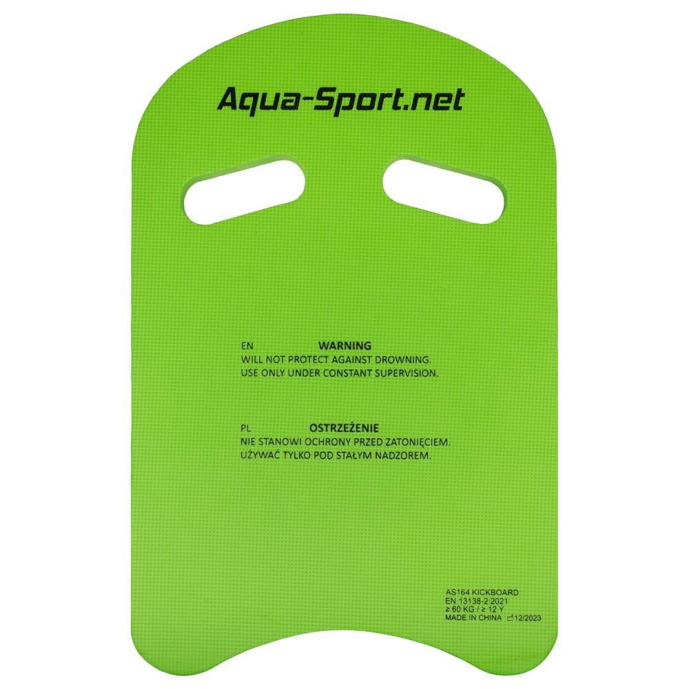 Aqua-Sport Deska Do Pływania Kickboard Club Green As1641 Size 41,5X28,5X2,6Cm