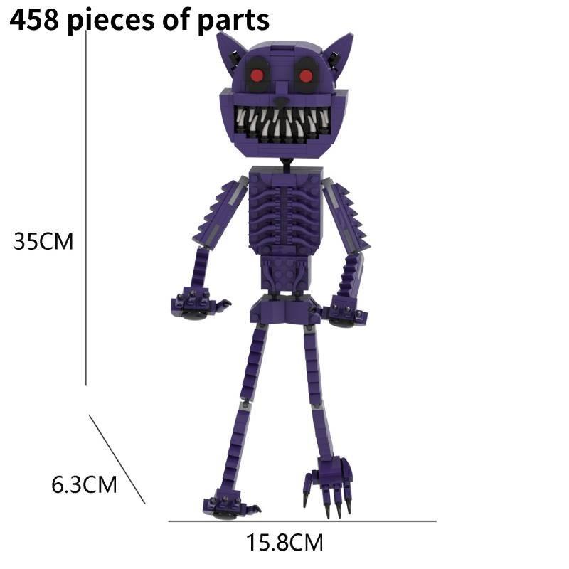 Восхитительные улыбающиеся животные, строительные блоки, очаровательная серия «Спящий котик» для детей Cat