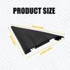 Driver A-pillar Side Mirror Triangular Cover Trim Fit Ford Transit MK8 2014-
