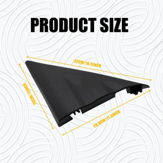 Driver A-pillar Side Mirror Triangular Cover Trim Fit Ford Transit MK8 2014-