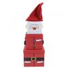 Eurowrap Plush Santa Claus Christmas Gift Boxes (Pack of 3)