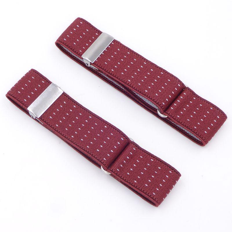 "Women's Shirt Fabric Cuffs and Men's Armbands, 2.5cm Elastic, Versatile Bracelets"
