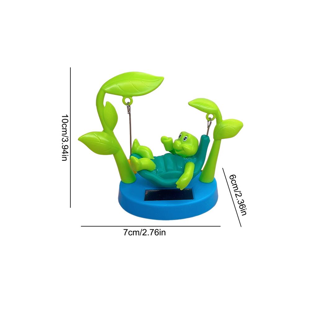 Swinging Turtle Car Ornament Solar Powered Car Turtle Ornament Car Cute Animals Decorations Automotive Dashboard Tortoise