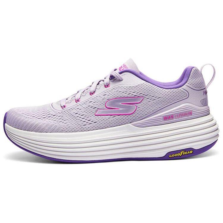 Skechers Comfortable Versatile Low-Top Casual Shoes Women sneakers White Purple 129260-LIL 35
