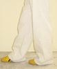 RONRON Back Heart Stitch Pocket Sweat Jogger Pants White Melange