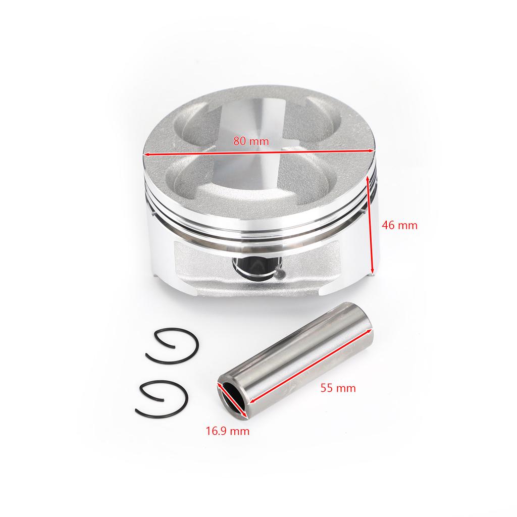 Big Bore Zylinder Kolben Dichtungssatz 80mm Für Honda Sportrax TRX300EX 93-08 330cc