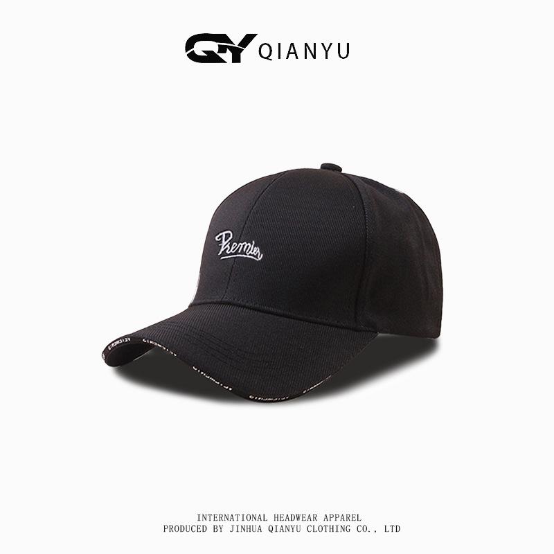 

Унисекс летняя бейсболка от солнца в корейском стиле с вышитой надписью чёрный