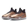 Nike Zoom Vapor 15 Academy Round Toe Lace-Up Multi-Ground Anti-Kick Durable Low-Top Soccer Shoes Kids Sneaker Gold Black DR6052-810