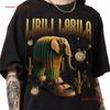 Lirili Larila Funny T Shirt Italian Brainrot Meme Cactus El Vintage Washed Fashion Graphic Versatile Comfortable Breathable