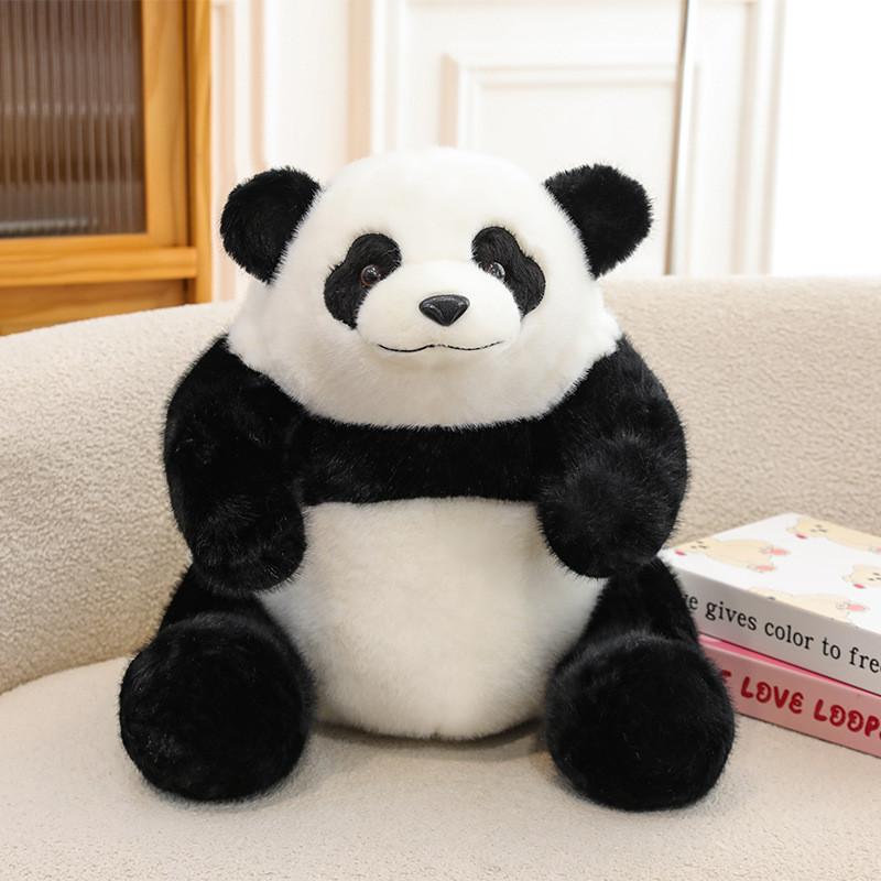 Panda Soft Plush Toy With Realistic Design For Birthday And Holiday Gift