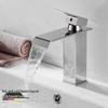 Black Gold Low-Profile Waterfall Basin Faucet