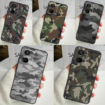Militär Armee Camouflage Für Realme 12 Pro Plus 11 10 9 C67 C55 C53 C35 C33 C30 C25s C21Y C15 GT3 GT5 GT Neo 5 Hülle