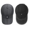 Winter Thick Embroidered Rhomboid Letter Cotton Cap Men's Cold-Proof Cap Middle-Aged and Elderly Warm Outdoor Ear Protection Cap