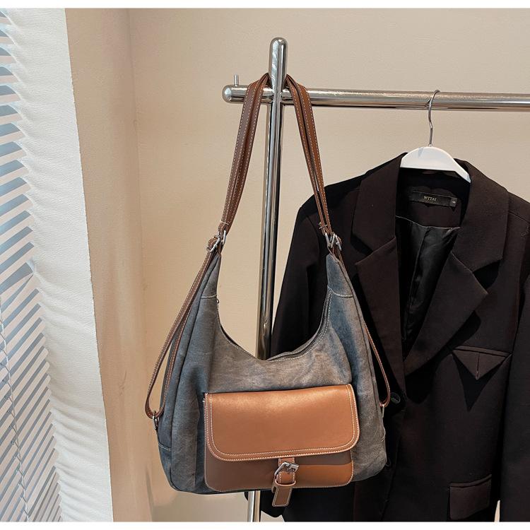 Large capacity bag women's 2025 new backpack, premium texture travel shoulder bag, commuter tote bag