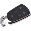5 Buttons Replacement Key Fob Cover Case Fit For 2015- Cadillac Escalade, CTS, SRX, XT4,XT5, ATS, STS,XD6 CT6 XT5 Keyless Entry Remote Key Fob Shell