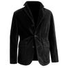 Herren Einfarbig Cord Warm Taschen Anzugjacke Strickjacke Herren Freizeitanzug