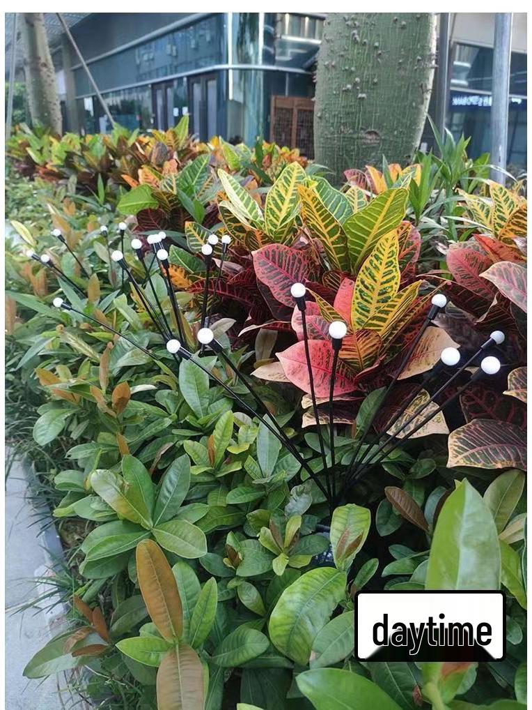 Solar-Glühwürmchen Lichterketten für Terrasse & Garten Außen Dekoration