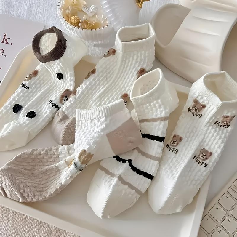 Women's Short Socks Cute Ankle Socks for Summer Spring Fall, Breathable Stylish