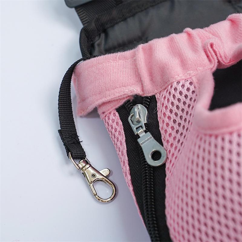 Dog Backpack Pet Backpack Outdoor Mesh Breathable Cat Backpack Small and Medium Dog Supplies