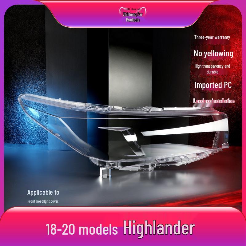 

Крышка линзы фары Toyota Highlander (2018-2020) прозрачный