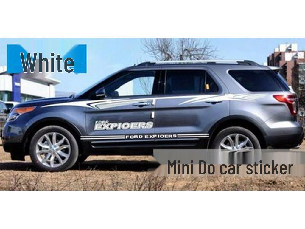 Ford Explorer & Edge Everest Car Decals: Stylish Stripes for Body Decoration & Modification