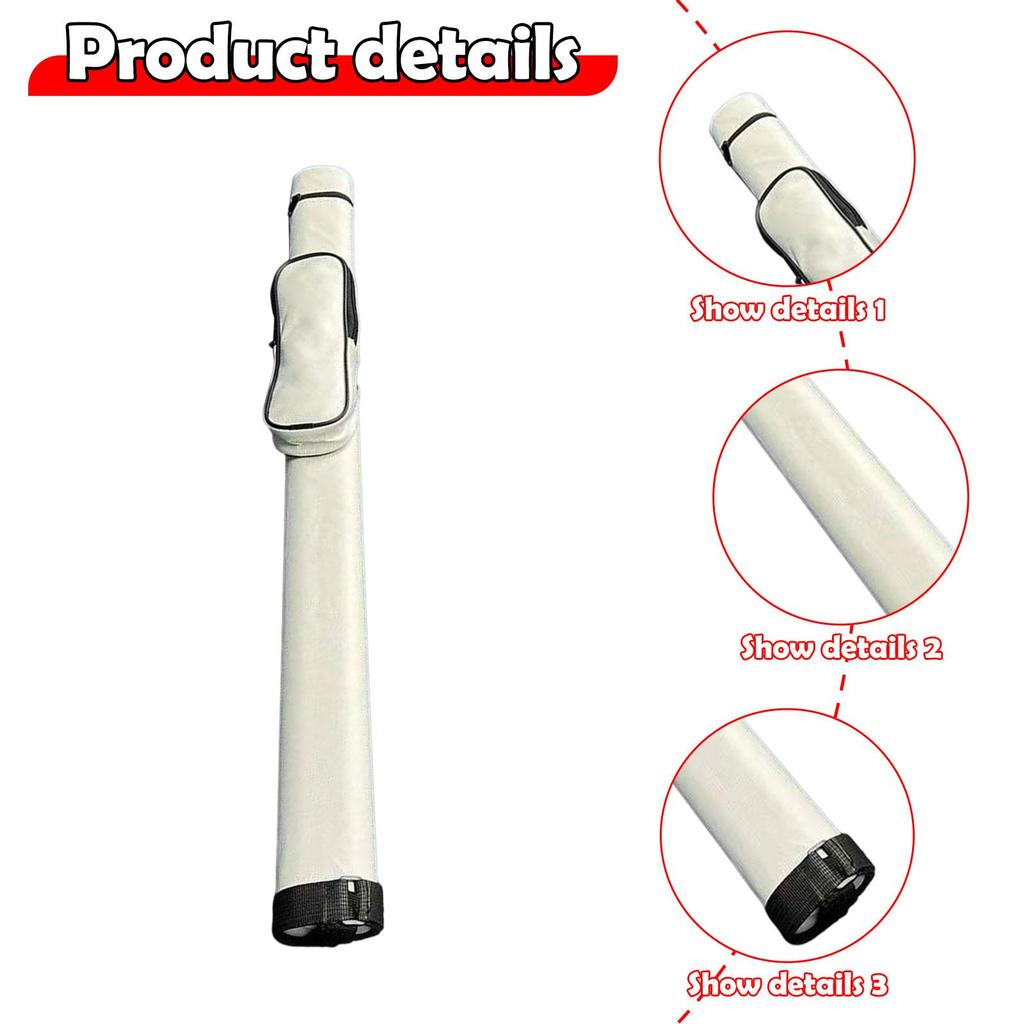 Pool Stick Case Portable Organizer Men Women Pu Leather Protection Box Pool Cue Stick Box Billiard Stick Bag Billiard Cue Case